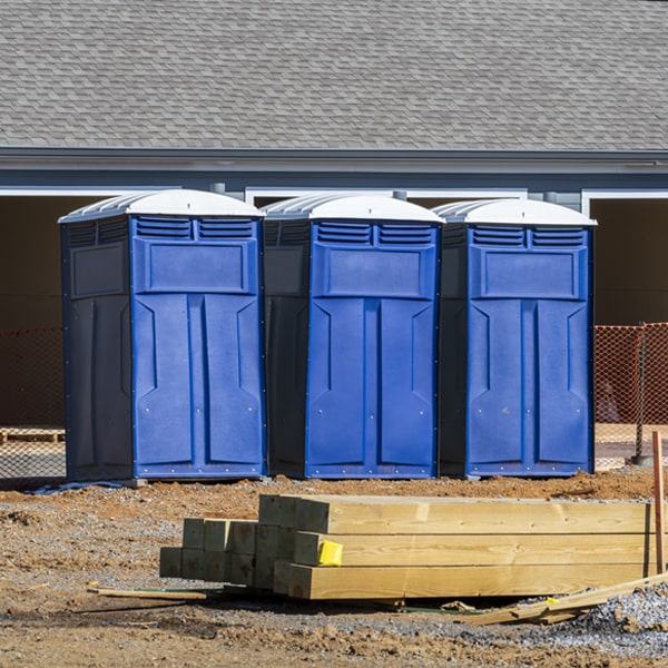 are there any restrictions on what items can be disposed of in the portable toilets in Minneiska